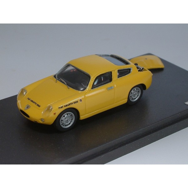 Fiat Abarth 1000 bialbero 1961 stradale giallo con motore - Standard Built 1:43 